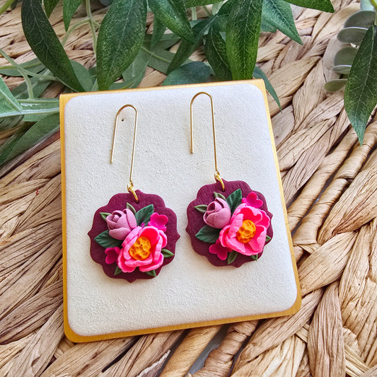 English Garden Bloom Collection - Moroccan Hook Earrings
