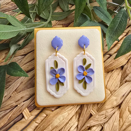 The Essentials Collection - Floral Cameo - Thistle